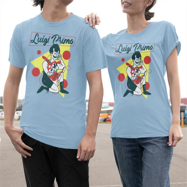 Rory Blank Luigi Primo T Shirt Luigiprimo Pro Wrestling Tees Luigi Primo Shirt White
