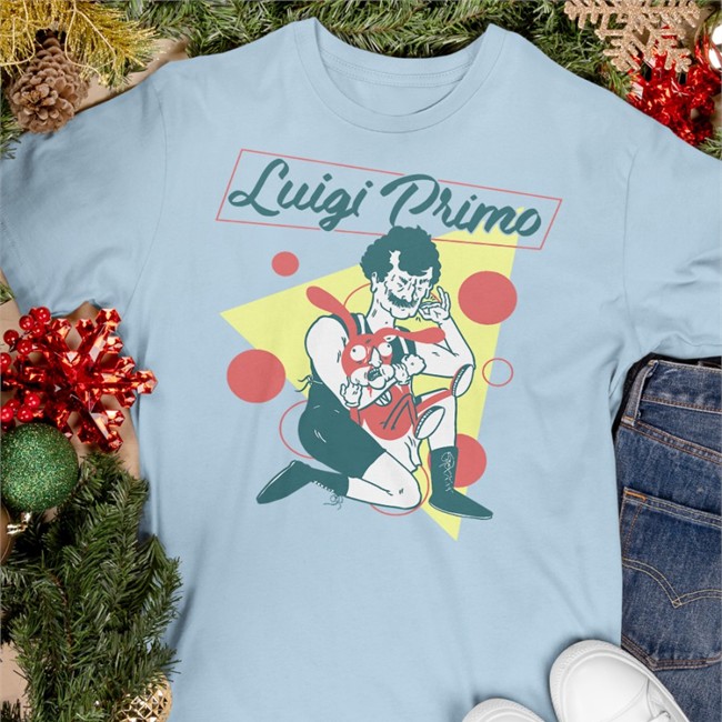 Rory Blank Luigi Primo T Shirt Luigiprimo Pro Wrestling Tees Rory Blank Luigi Primo Long Sleeve Tee Luigiprimo Pro Wrestling Tees