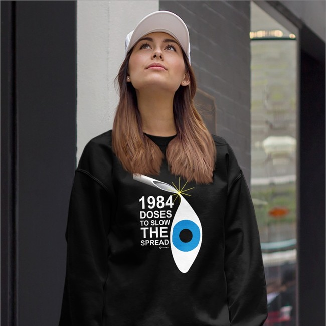 Wearechange Merch1984 Does To Slow The Spread T Shirt Black Luke Rudkowski