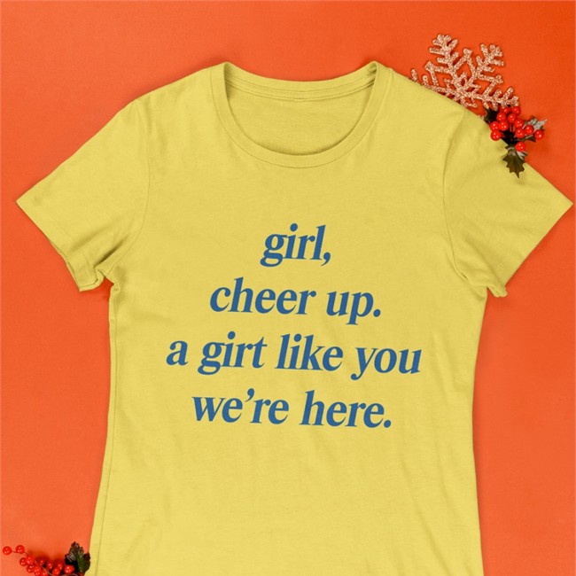 Girl Cheer Up A Girl Like You We're Here Hats Cap