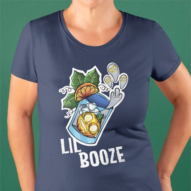 Emoryalvarado Merch Li'l Booze Collab T-Shirt Emory_Arts