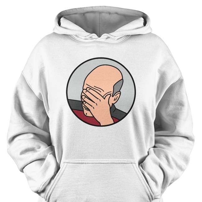 Raspberry Pi Epic Facepalm Picard Tee Epic Facepalm Picard Shirt