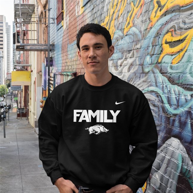 Family Shirt Michael Musselman Arkansas Razorback Family Sweatshirt Michael Musselman