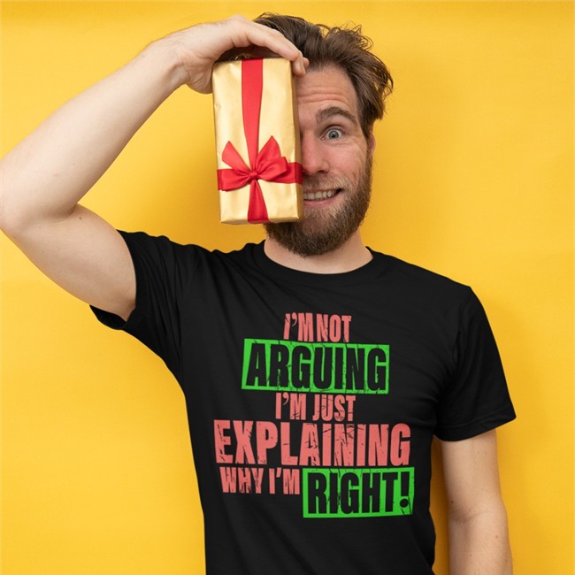 Official Richardthill5 I'm Not Arguing Im Just Explaining Why I'm Right Shirt Grey