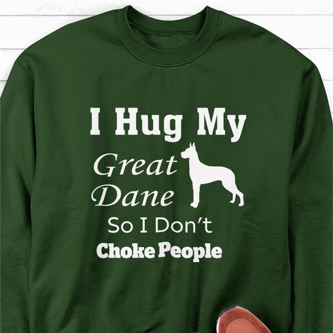 I Hug My Great Dane So I Don't Choke People Cap