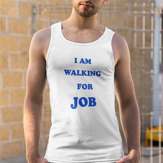 I Am Walking For Job Shirt White Rohan Gupta BJP4India Rohan Gupta I Am Walking For Job Shirt BJP4India
