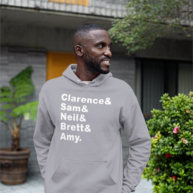 Clarence Sam Neil Brett Amy Tee Shirt Llya Shapiro Ishapiro