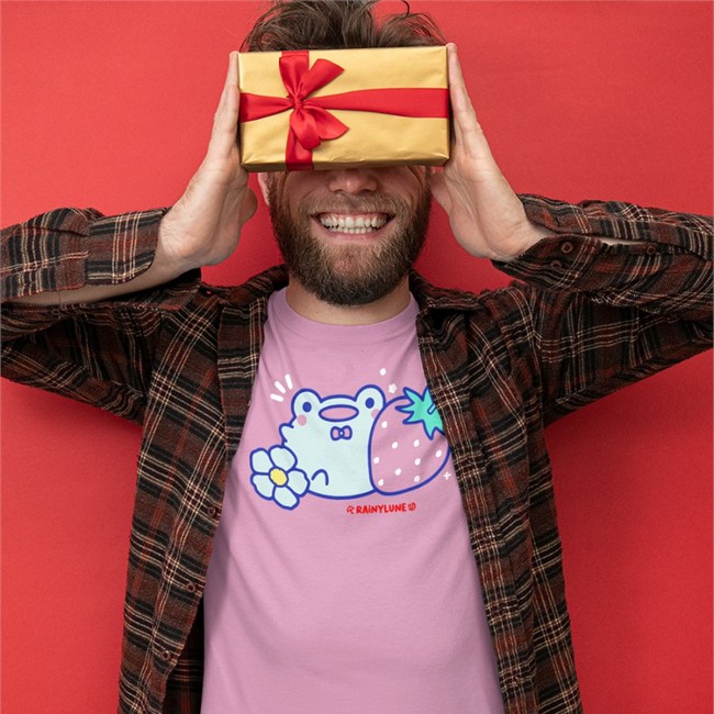 Friend The Frog Strawberries Shirt By Rainylune Hottopic Merch Friend The Frog Strawberries Baseball Sleeve Tee By Rainylune