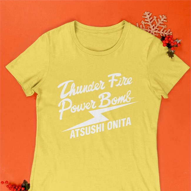 Atsushi Onita Thunder Fire Power Bomb Sweatshirt Deathmatch Worldwide Merch Atsushi Onita Thunder Fire Power Bomb Cap Onitafire123