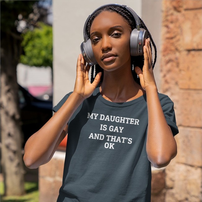 Shirts That Go Hard My Daughter Is Gay And That's Ok Hooded Sweatshirt Red Shirts That Go Hard My Daughter Is Gay And That's Ok Hoodie