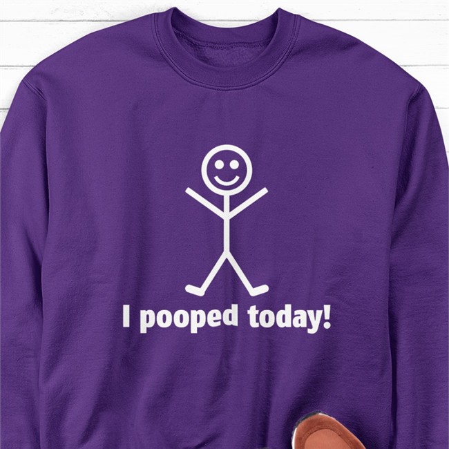 Weird Thrift Store Shirts Merch I Pooped Today T-Shirt I Pooped Today T Shirt