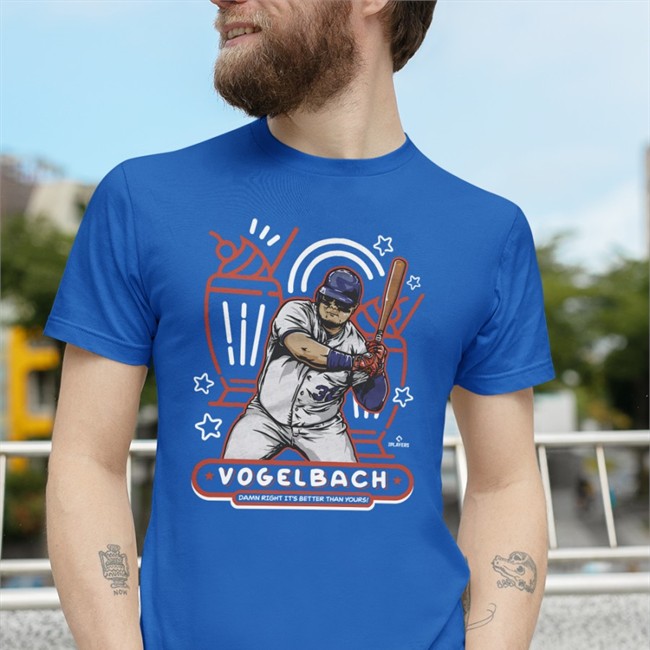 Daniel Vogelbach Brandon Nimmo Tee Royal Brandon Nimmo Daniel Vogelbach Offical Limited Sweatshirt Royal SNY Mets