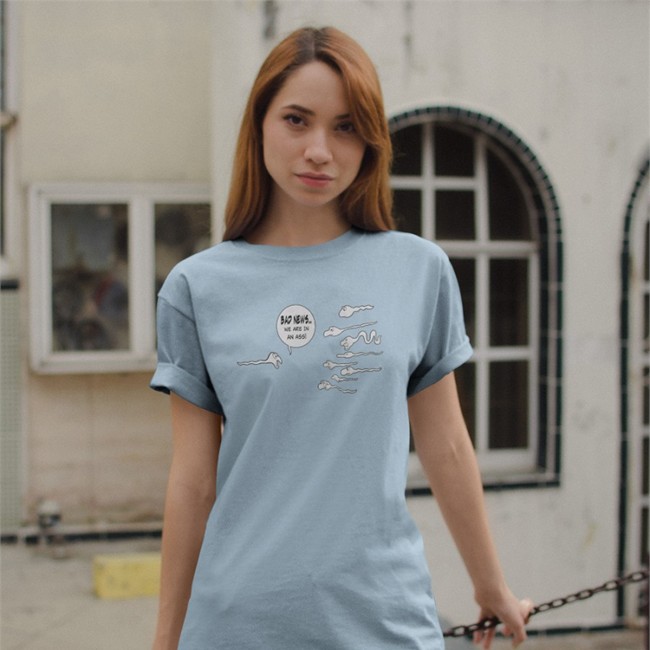 Shirts That Go Hard Merch Bad News We Are In An Ass Long Sleeve Tee Bad News We Are In An Ass Shirt