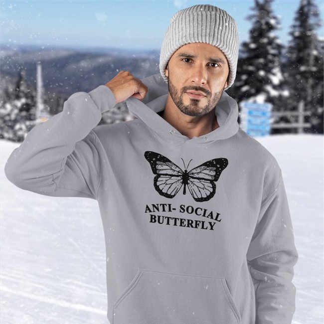 Anti Social Butterfly Hoodie Sam Ann
