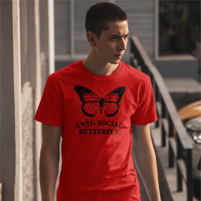 Anti Social Butterfly Sweatshirt Sam Ann Anti Social Butterfly T Shirt
