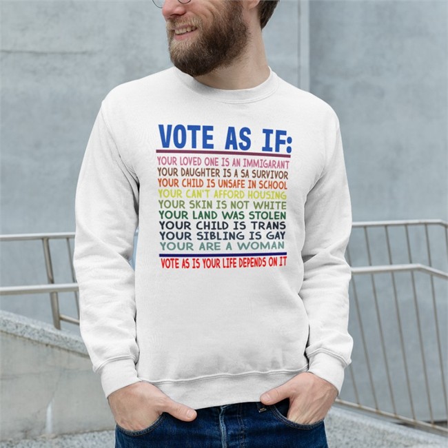 RB Rbisrb Vote As If Sweatshirt White