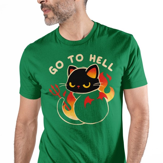 Go To Hell Cat T-Shirt