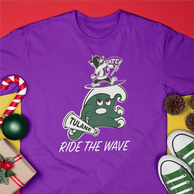 State Tulane Ride The Wave Shirts