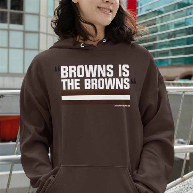 Barstool Sports Store Merch Browns Is The Browns Shirt Juju Smith Schuster Riley Collins Riley Collins Browns Is The Browns Sweatshirt Orange