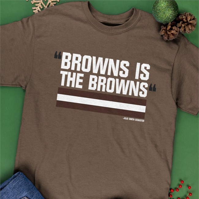 Barstool Sports Store Merch Browns Is The Browns Shirt Juju Smith Schuster Riley Collins Juju Smith Schuster Browns Is The Browns T Shirt