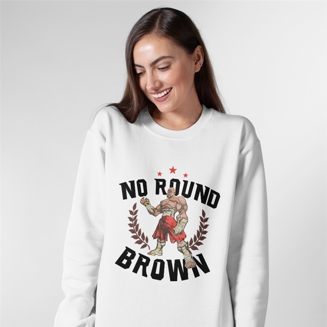 No Round Brown T Shirt Nfinite Pokchop No Round Brown T-Shirt