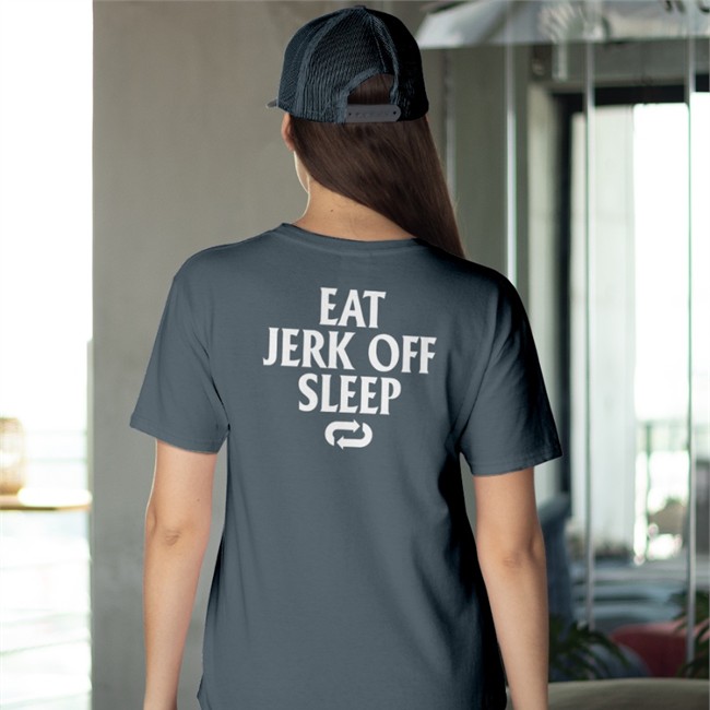 Shirtsthtgohard Eat Jerk Off Sleep T Shirt Shirtsthtgohard Eat Jerk Off Sleep Baseball Sleeve Tee Black
