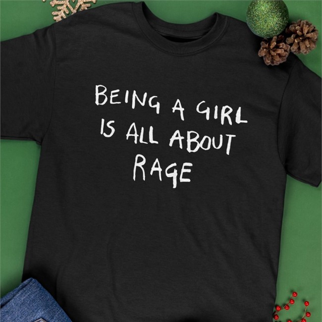 Being A Girl Is All About Rage Long Sleeve Shirt Girlofswords