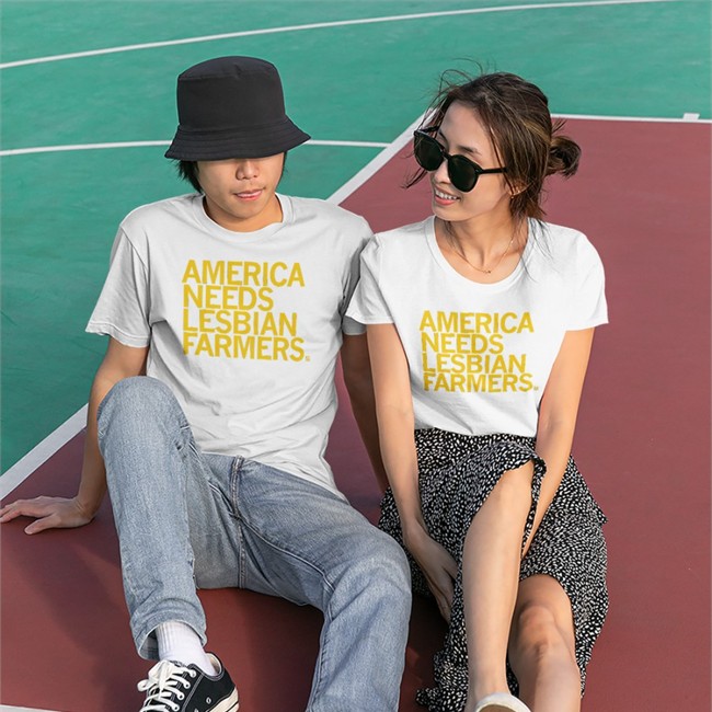 Raygun Merch America Needs Lesbian Farmers Cap Weird Thrift Store Shirts America Needs Lesbian Farmers Tee