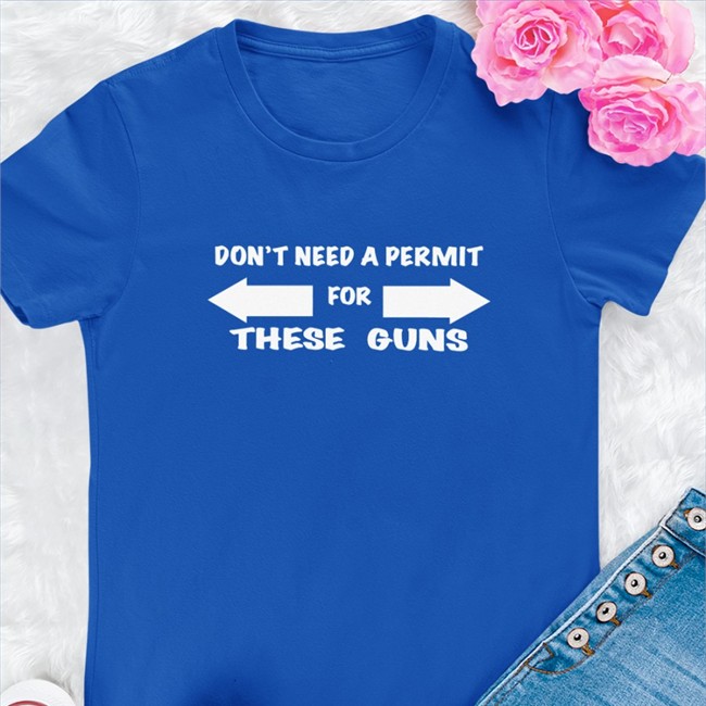 Don't Need A Permit For These Guns Long Sleeve T Shirt Evan Peters Evan Peters Don't Need A Permit For These Guns Tee Shirt Evansfiles
