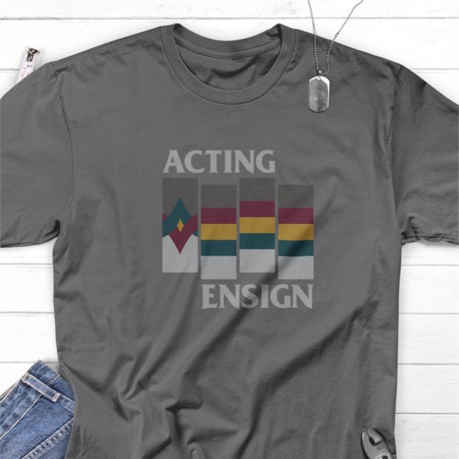 Wil Wheaton's Acting Ensign Shirts Trekkie David Wil Wheaton's Acting Ensign T-Shirt Star Trek Shop Stands Merch
