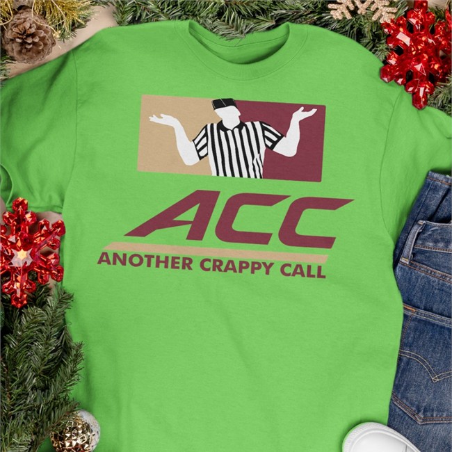 Acc Another Crappy Call Baseball Sleeve Tee Acc Another Crappy Call T Shirt