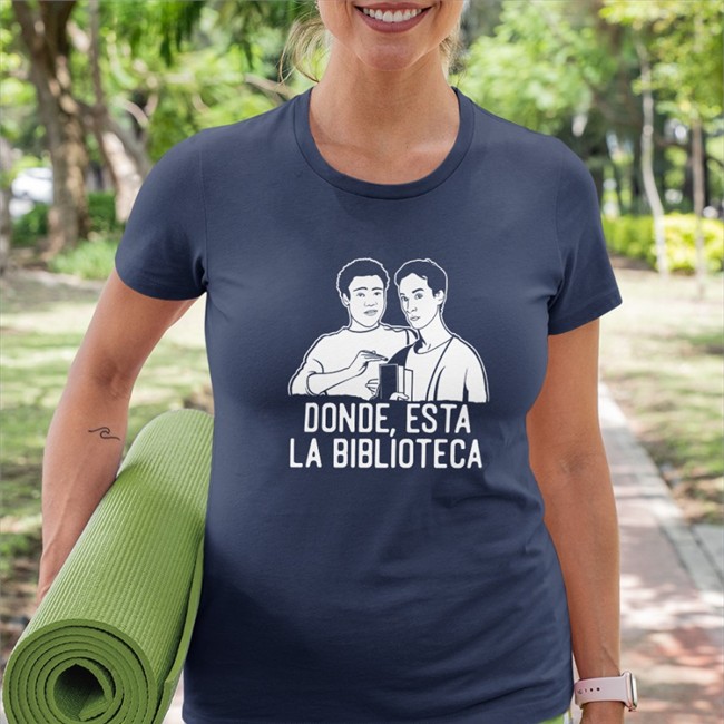 Donde Esta La Biblioteca Hoodie Community Tv Show Subreddit Donde Esta La Biblioteca Shirt Funny