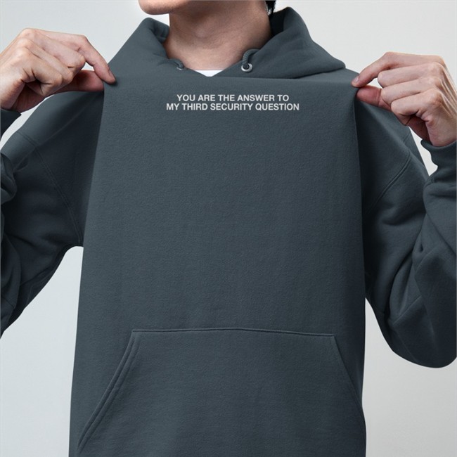 You Are The Answer To My Third Security Question Baseball Sleeve Tee Thegoodshirts You Are The Answer To My Third Security Question Tees Shirts That Go Hard