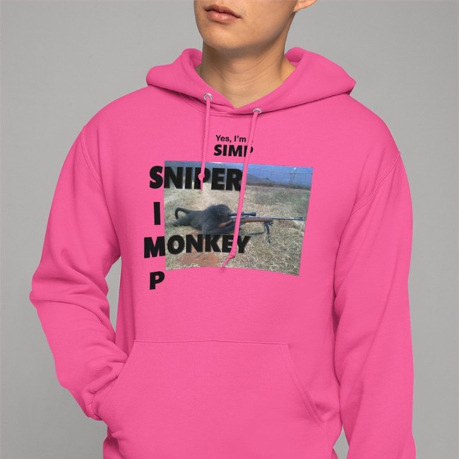 Yes I'm A Simp Sniper I Monkey P Sweatshirt Shirts That Go Hard Yes I'm A Simp Sniper I Monkey P Shirt 2022