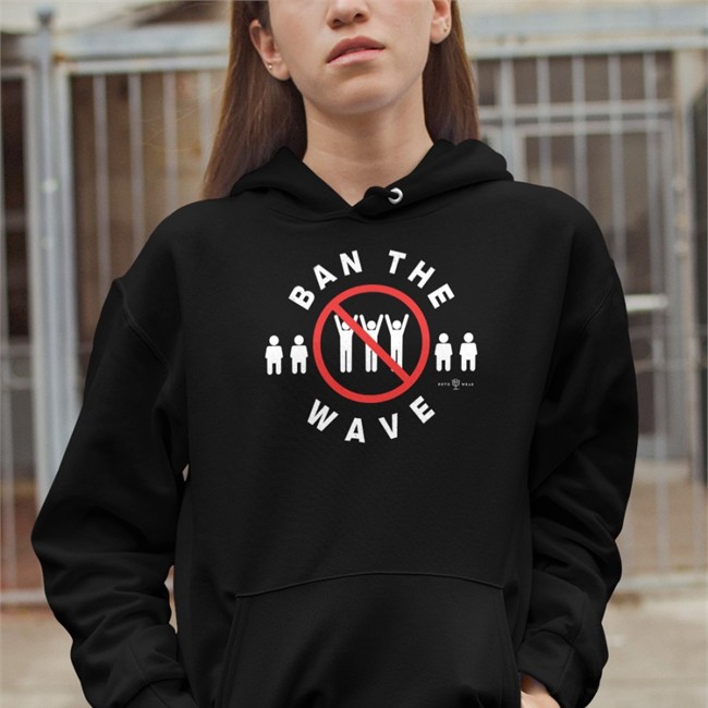 Ryan Divish Roto Wear Merch Ban The Wave Shirt