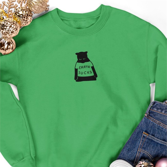 Poorly Drawn Cats Earth Sucks Edition Limited TShirts Poorlycatdraw Poorly Drawn Cats Earth Sucks Shirt 2022 White Poorlycatdraw