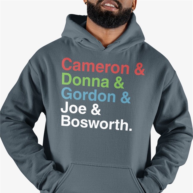Black Cameron & Donna & Gordon & Joe & Bosworth T Shirt Mina Kimes Cameron & Donna & Gordon & Joe & Bosworth Shirt Funny