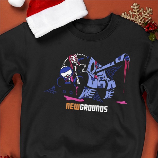 Newgrounds Shirt Black Phantom Arcade Sharkrobot Merch Halloween Newgrounds Shirt