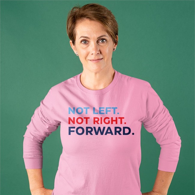 Not Left Not Right Forward Tee Shirt Andrew Yang Not Left Not Right Forward Shirts Andrew Yang