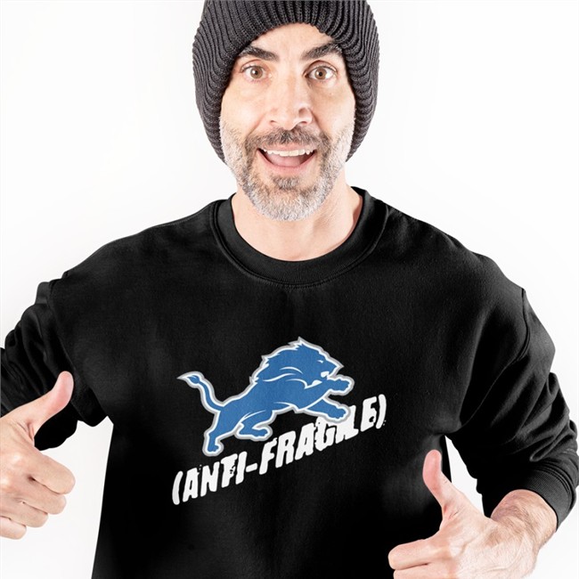 Evan Fox Anti Fragile Tee Shirt Detroit Lions