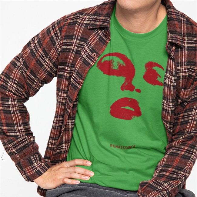 Renaissance Face Ringer Tee