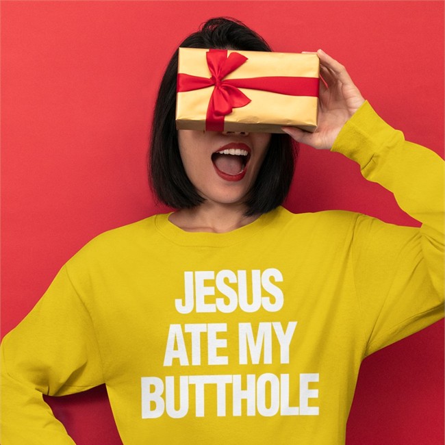 Jesus Ate My Butthole Shirt Mourning Dove Products Shop Eka Bakie Atheist Jesus Ate My Butthole Shirt