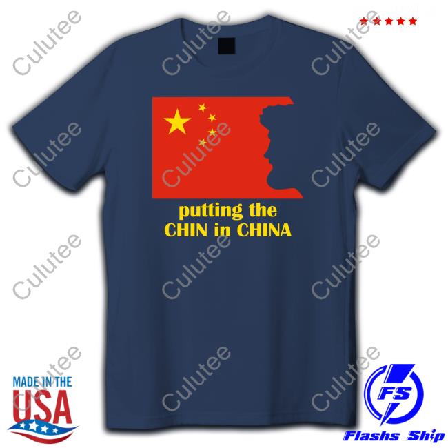 Funky Putting The Chin In China Long Sleeve Tee Shirt Benaskren Putting The Chin In China Shirt Benaskren Funky