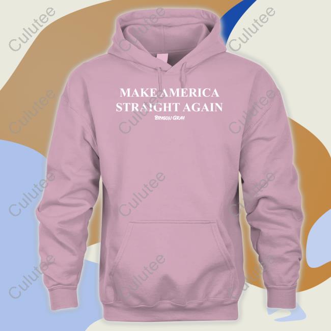 Ccg Bryson Make America Straight Again Shirt Ccg Bryson Make America Straight Again Tee Shirt Bryson Gray Merch