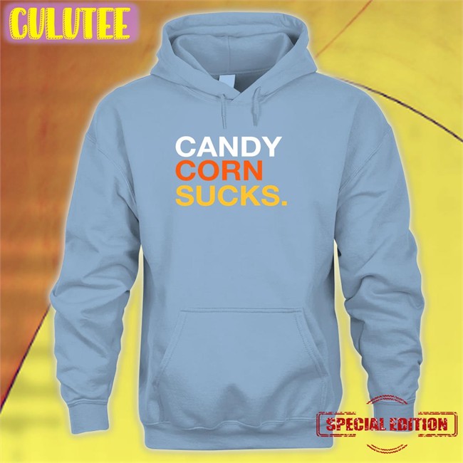 Obvious Shirts Shop Candy Corn Sucks Hoodies Obvious Shirts Shop Candy Corn Sucks Hooded Sweatshirt