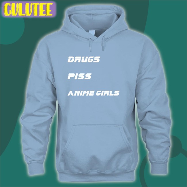 Shirts That Go Hard Drugs Piss Anime Girls Long Sleeve Tee Shirtsthtgohard Drugs Piss Anime Girls Shirt Navy