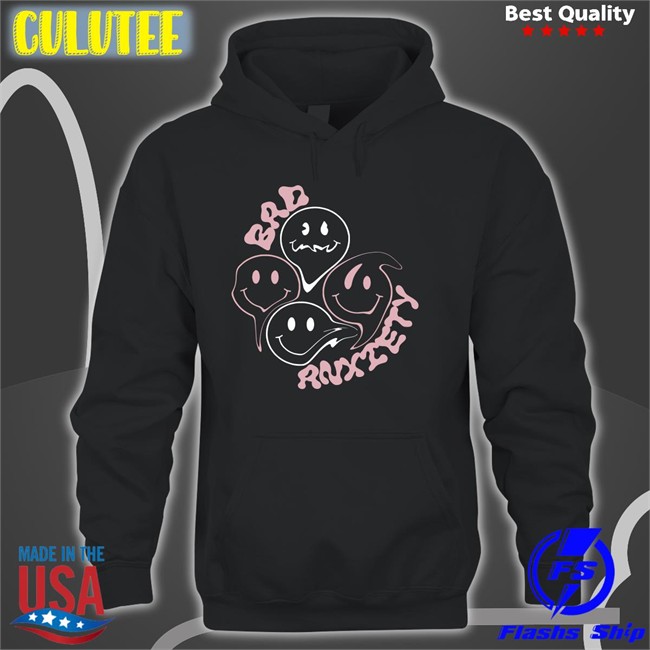 Bad Anxiety Black Long Sleeve Shirt Megan Thee Stallion Merchandise Bad Anxiety Black Crewneck Sweatshirt Tina Snow
