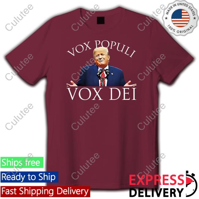 Vox Populi Vox Dei Shirt Black Donald Trump Jr Shop Vox Populi Vox Dei V Neck T Shirt