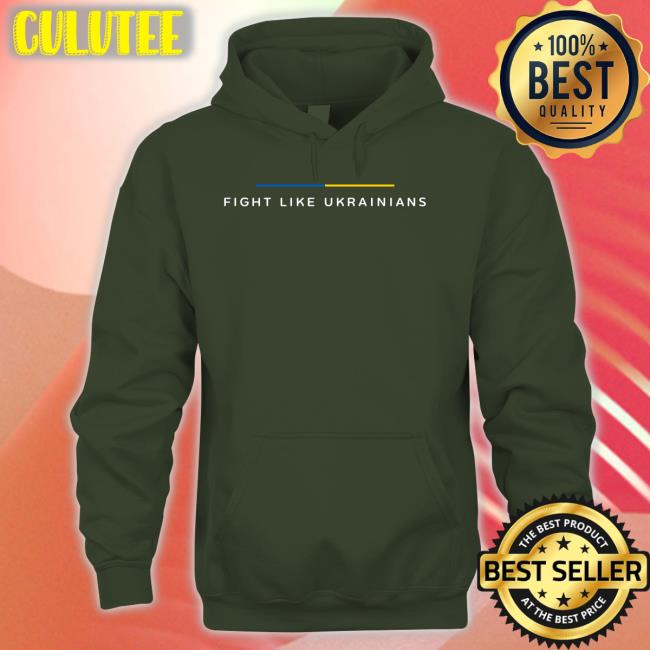 Zelenskyyua Fight Like Ukrainians Crewneck Sweatshirt Володимир Зеленський Fight Like Ukrainians Hoodie