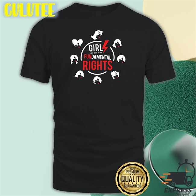 Bonfire Merch Girls Just Want to Have Fundamental Rights Sweatshirt Cyndi Lauper